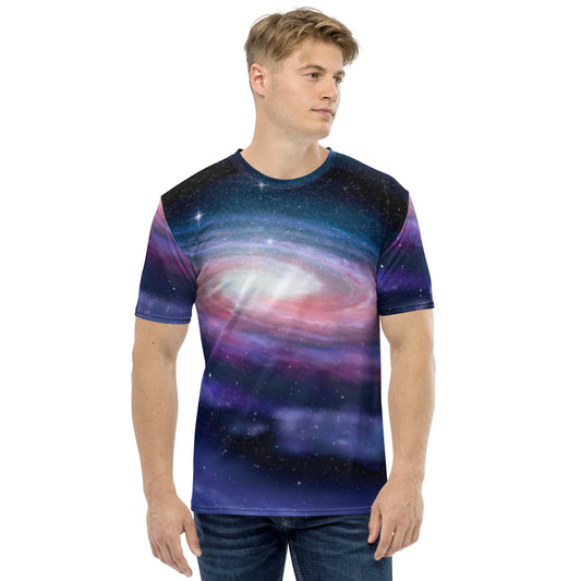 Spiral Galaxy Motion - Men's T-shirt