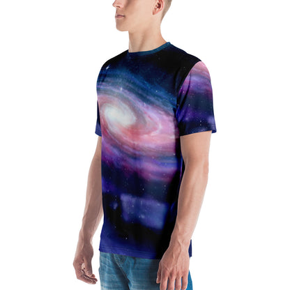 Spiral Galaxy Motion - Men's T-shirt