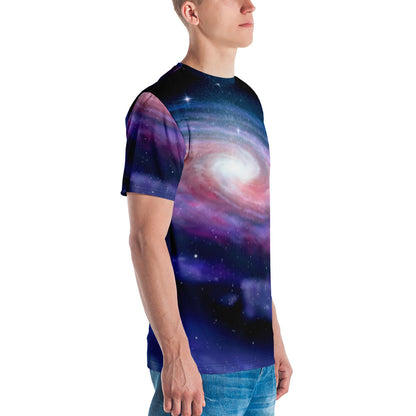 Spiral Galaxy Motion - Men's T-shirt