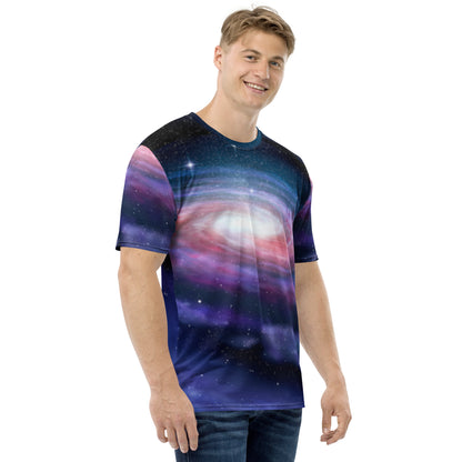 Spiral Galaxy Motion - Men's T-shirt