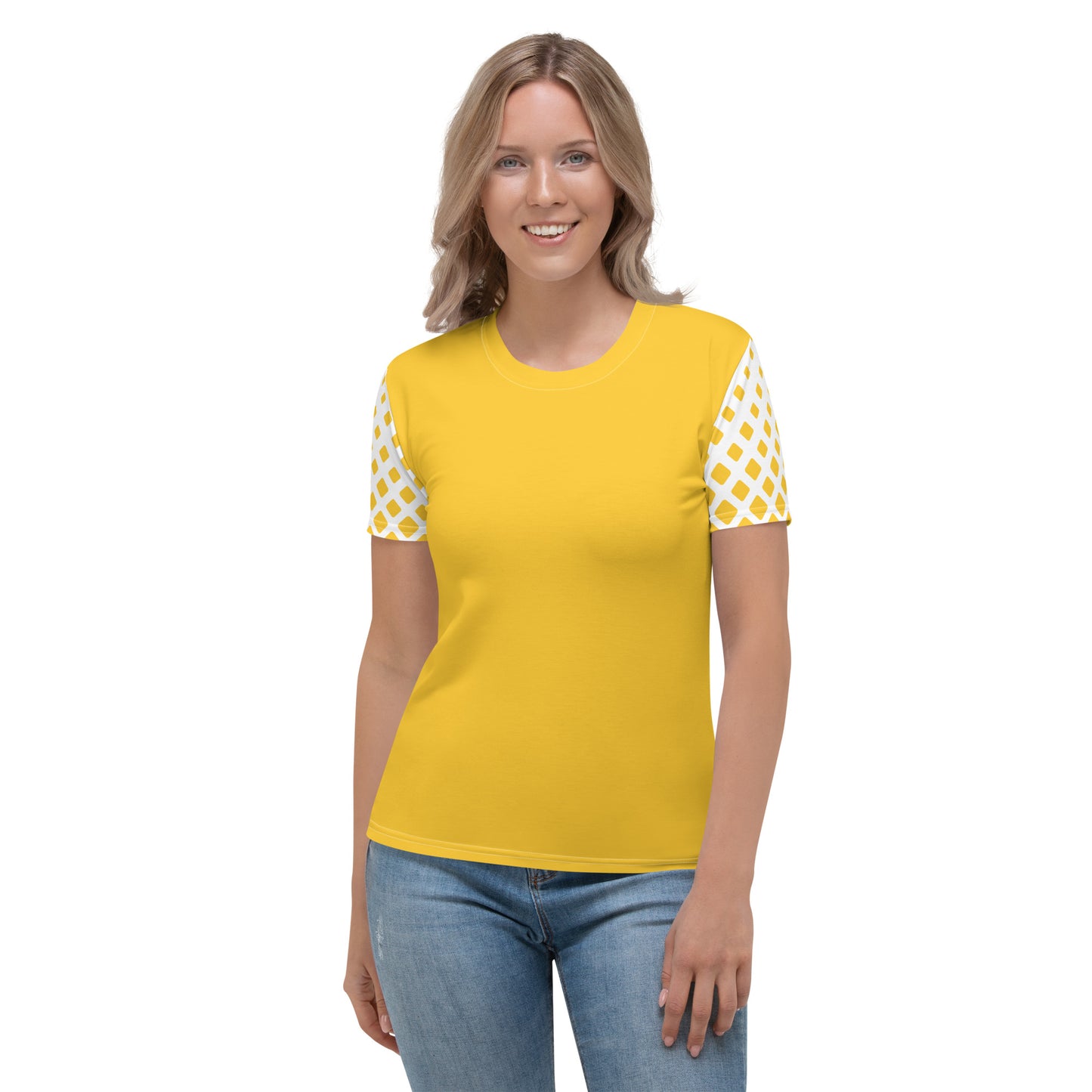 Rogue Contour - Yellow Stretchy Women's T-shirt