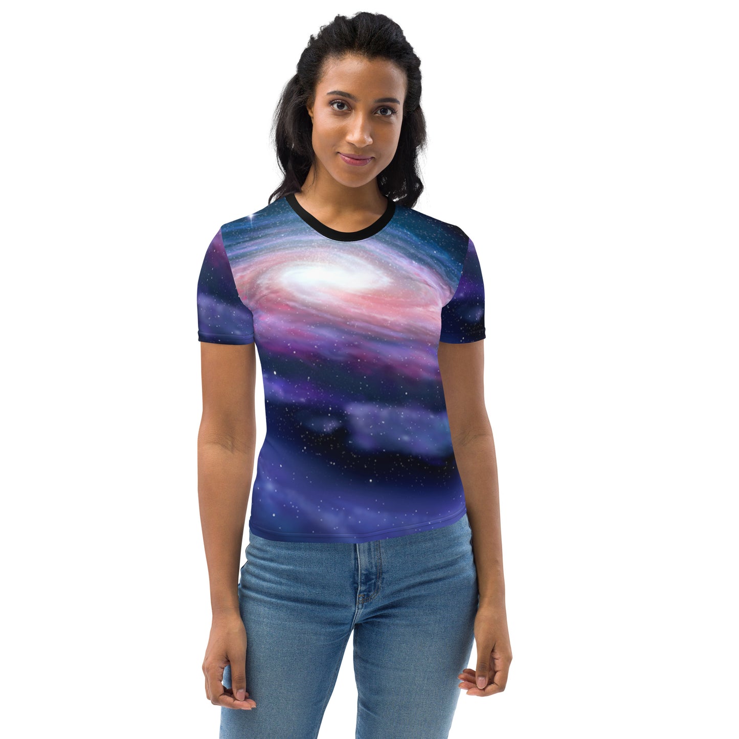 Spiral Galaxy Motion - Women's T-shirt