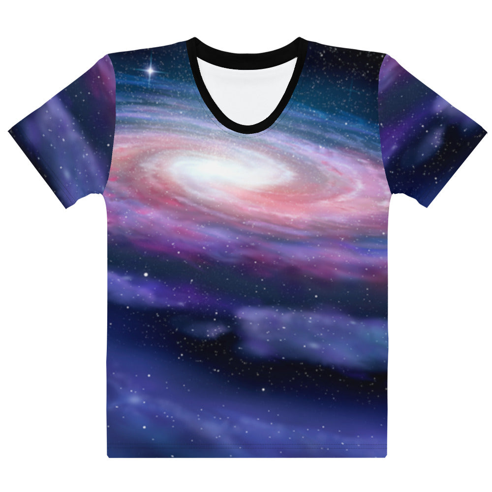 Spiral Galaxy Motion - Women's T-shirt