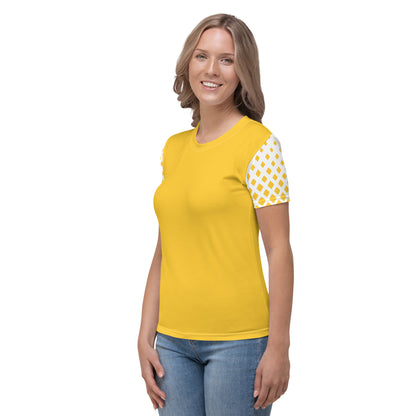 Rogue Contour - Yellow Stretchy Women's T-shirt