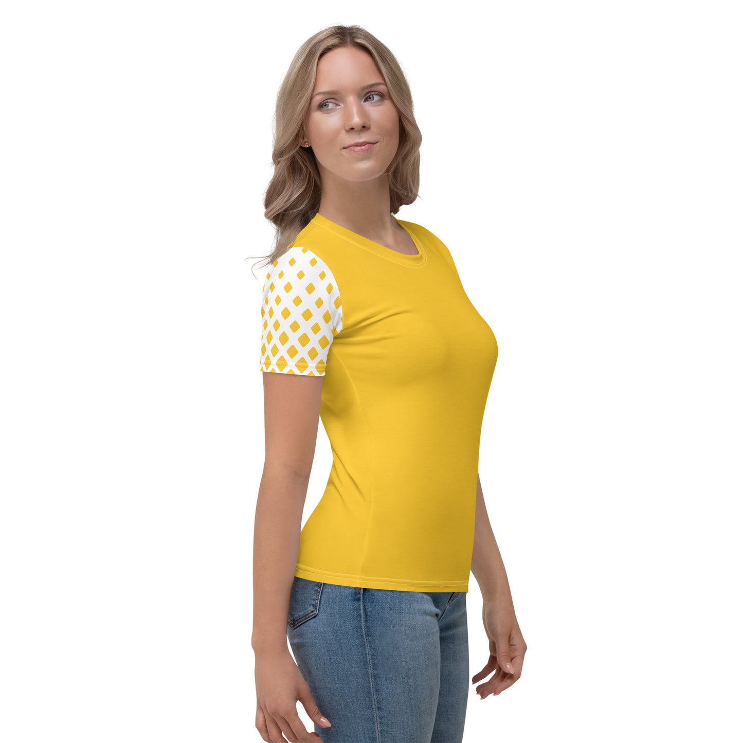 Rogue Contour - Yellow Stretchy Women's T-shirt