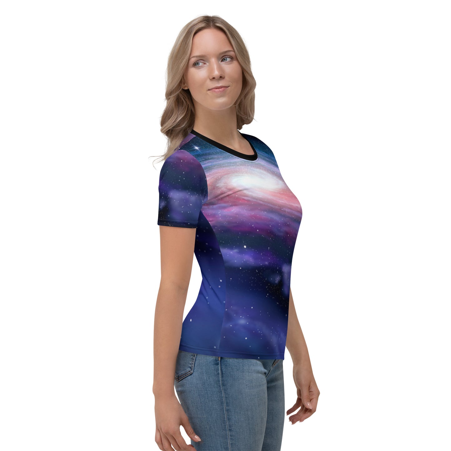 Spiral Galaxy Motion - Women's T-shirt