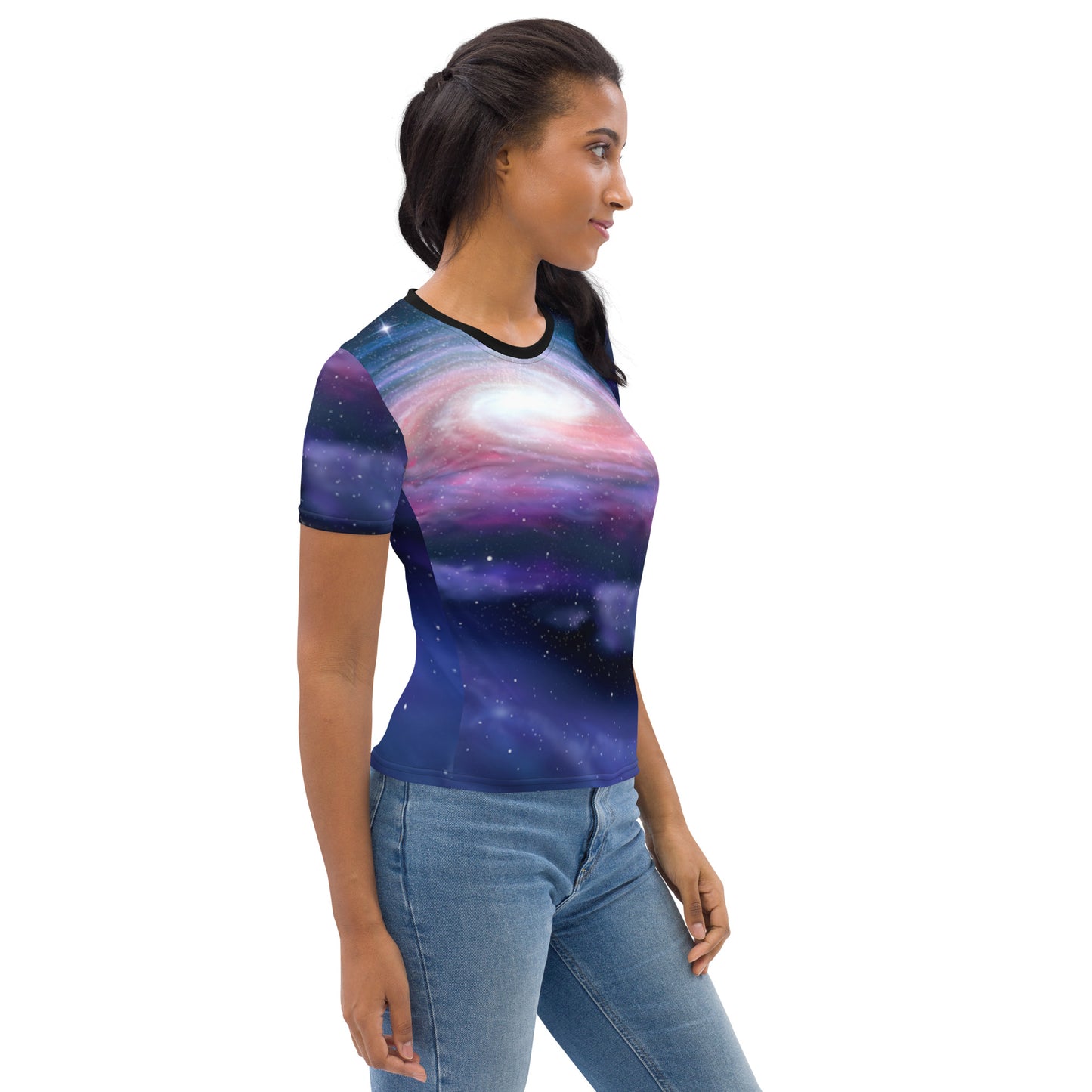 Spiral Galaxy Motion - Women's T-shirt