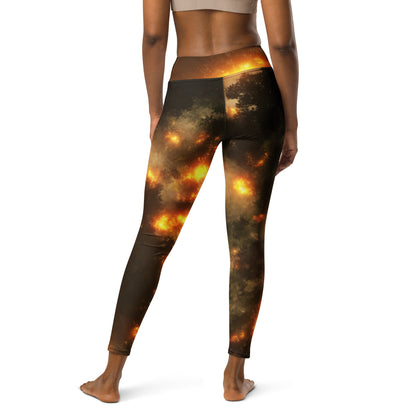 Fire Storm - Yoga Leggings