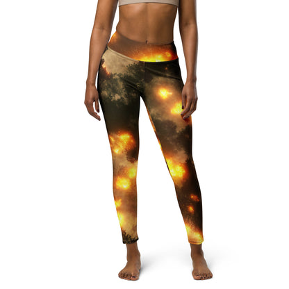 Fire Storm - Yoga Leggings