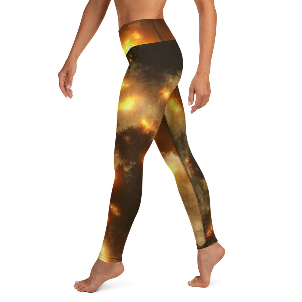 Fire Storm - Yoga Leggings