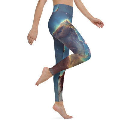 Star Birth Hydrogen Clouds - Yoga Leggings