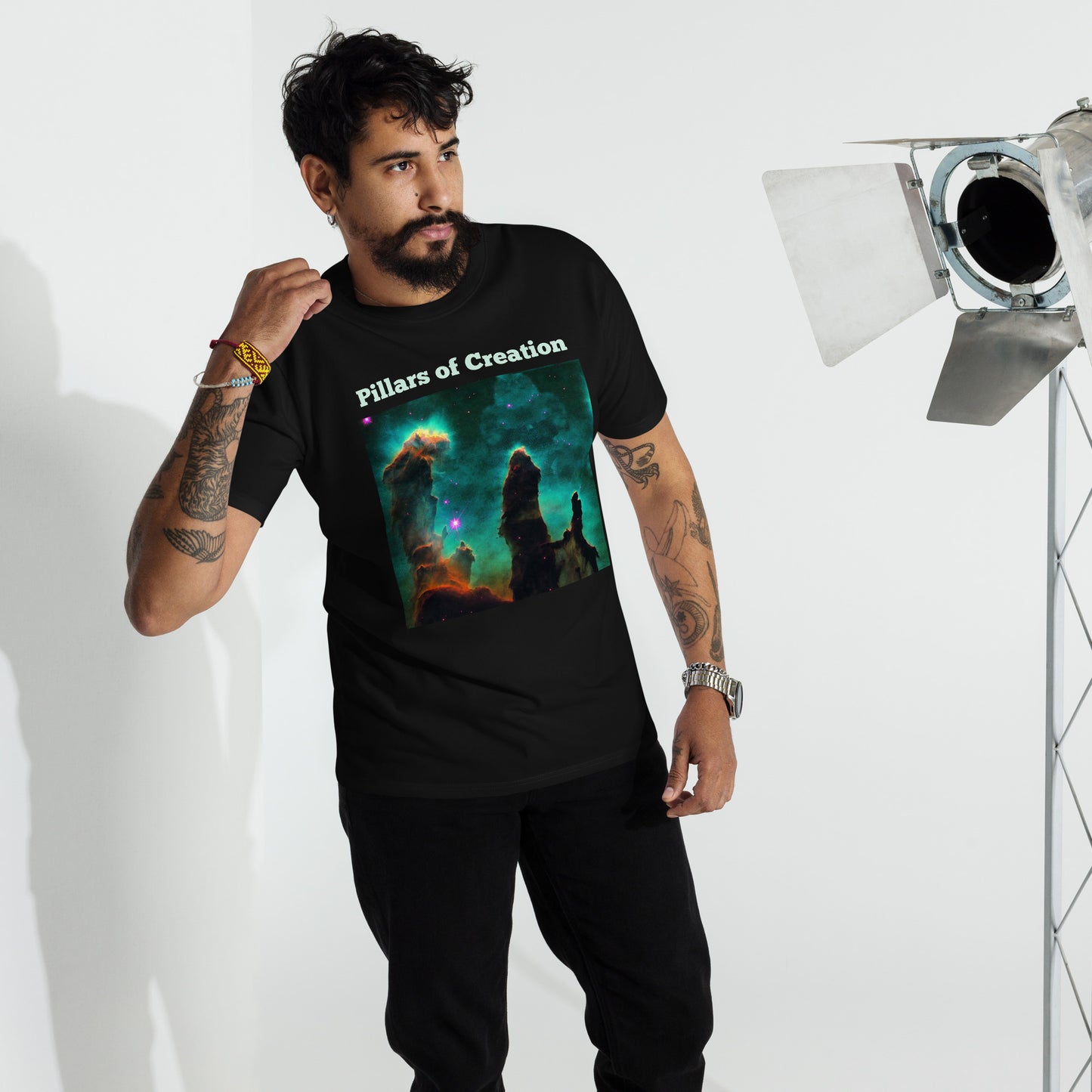 Star Birth Pillars of Creation - Men’s premium heavyweight tee