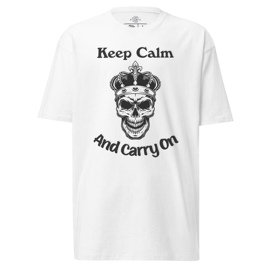 Keep Calm - 100% combed ring-spun cotton premium heavyweight tee