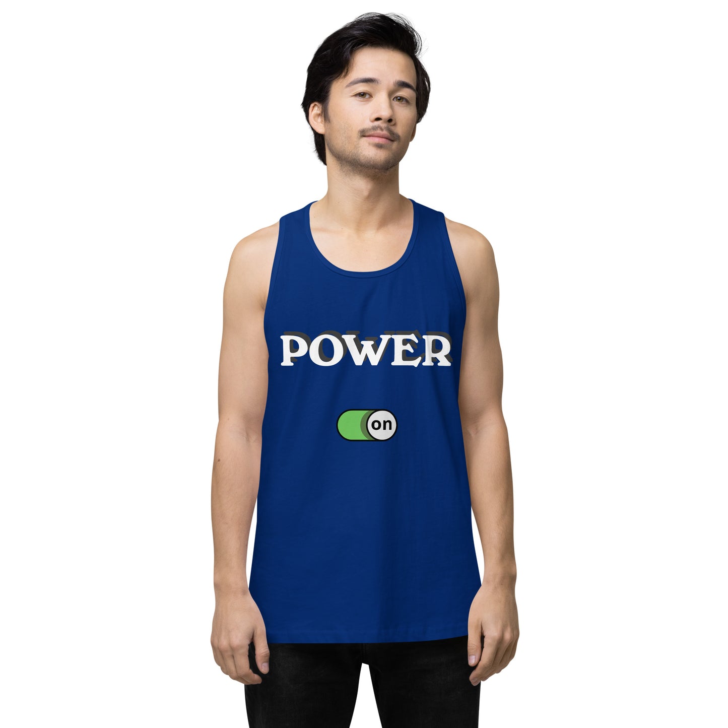 Power On - Men’s premium ring-spun tank top