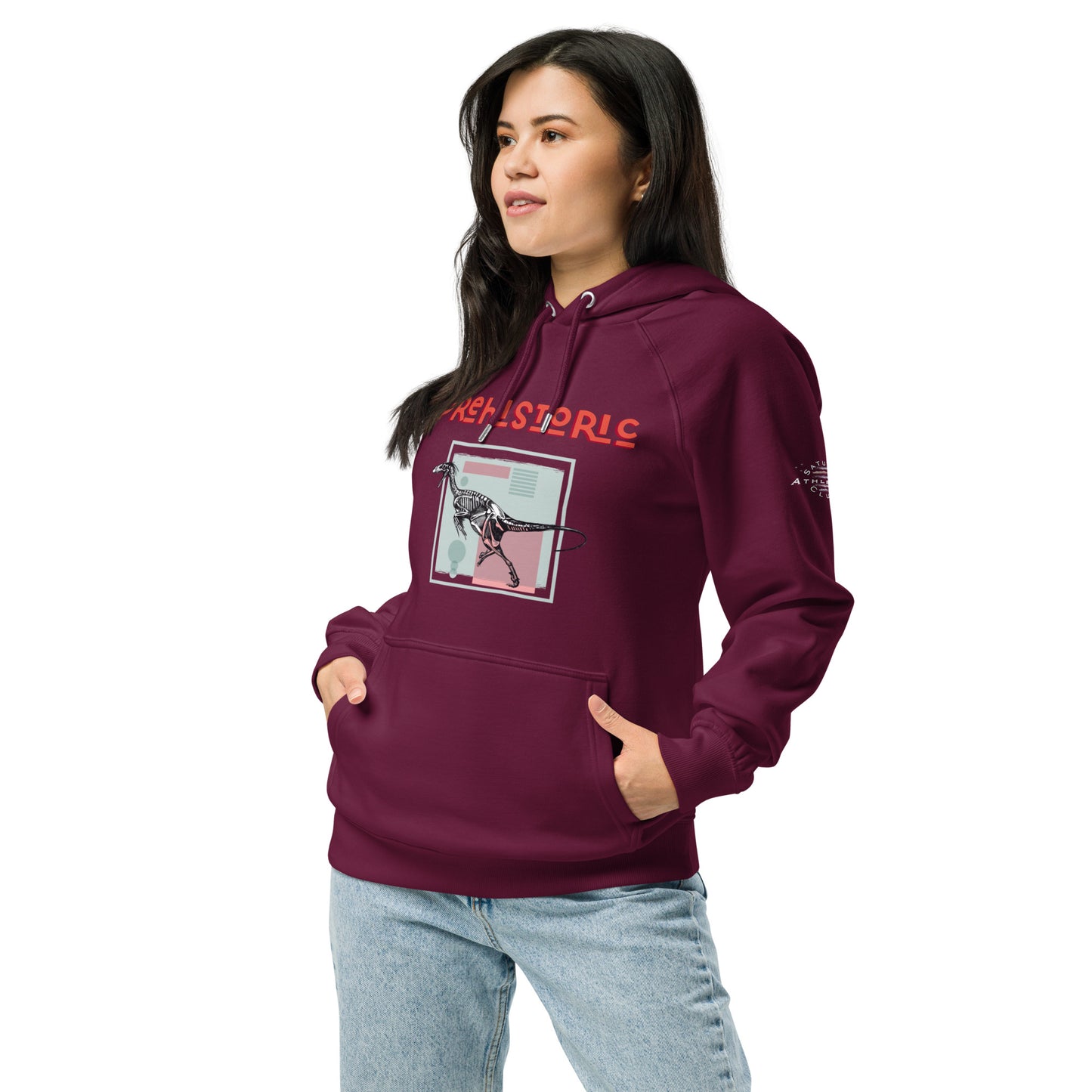 Prehistoric Club - Eco Raglan Hoodie