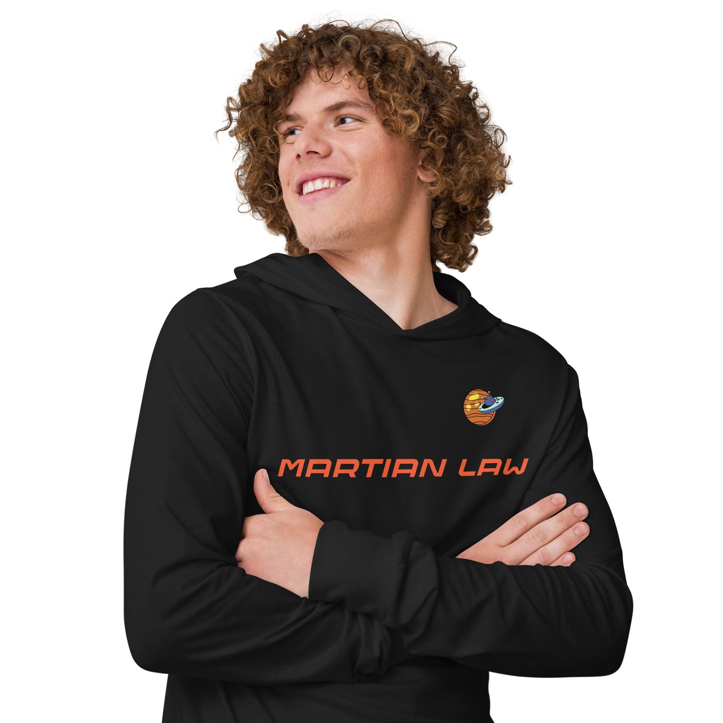 Martian Law - Hooded long-sleeve tee