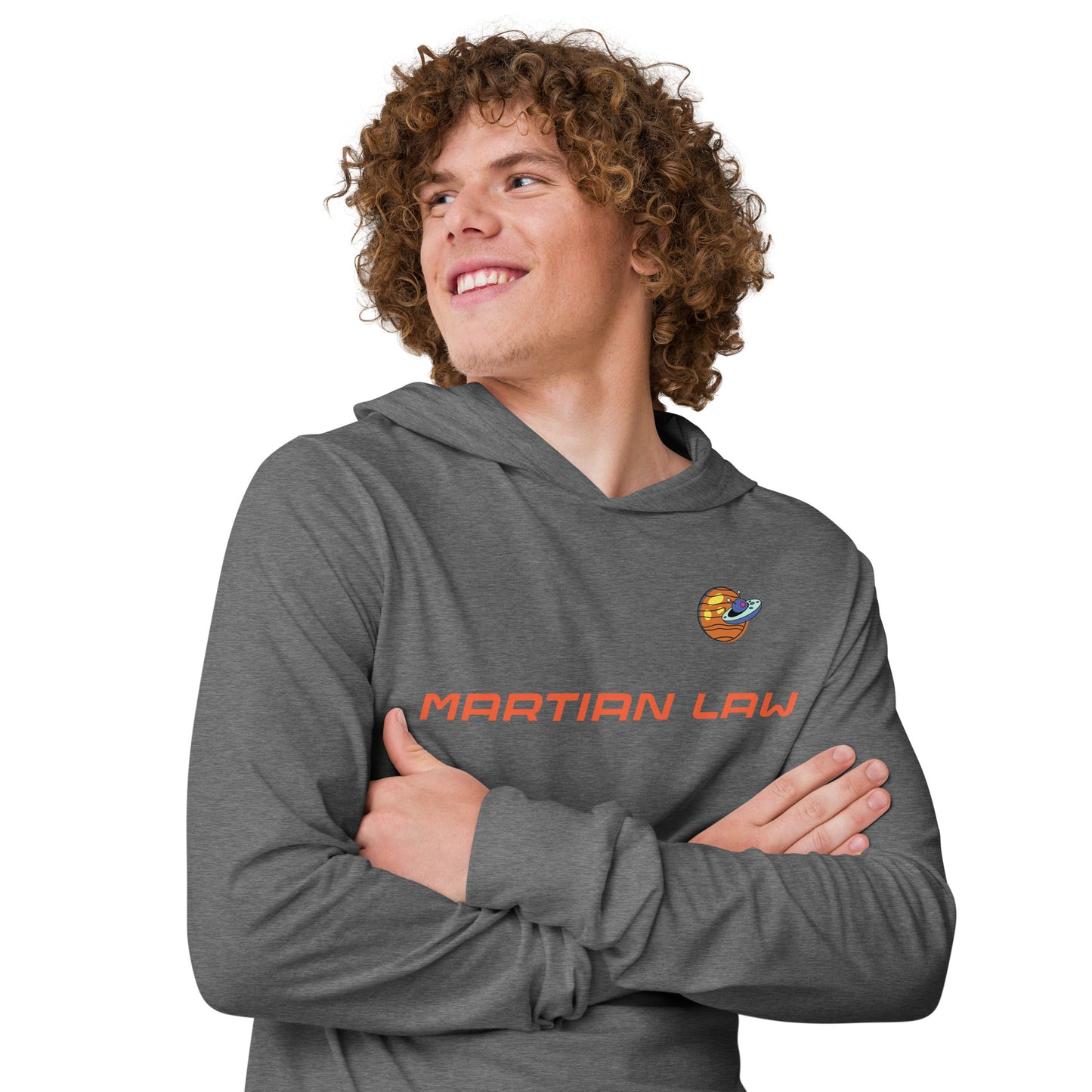 Martian Law - Hooded long-sleeve tee