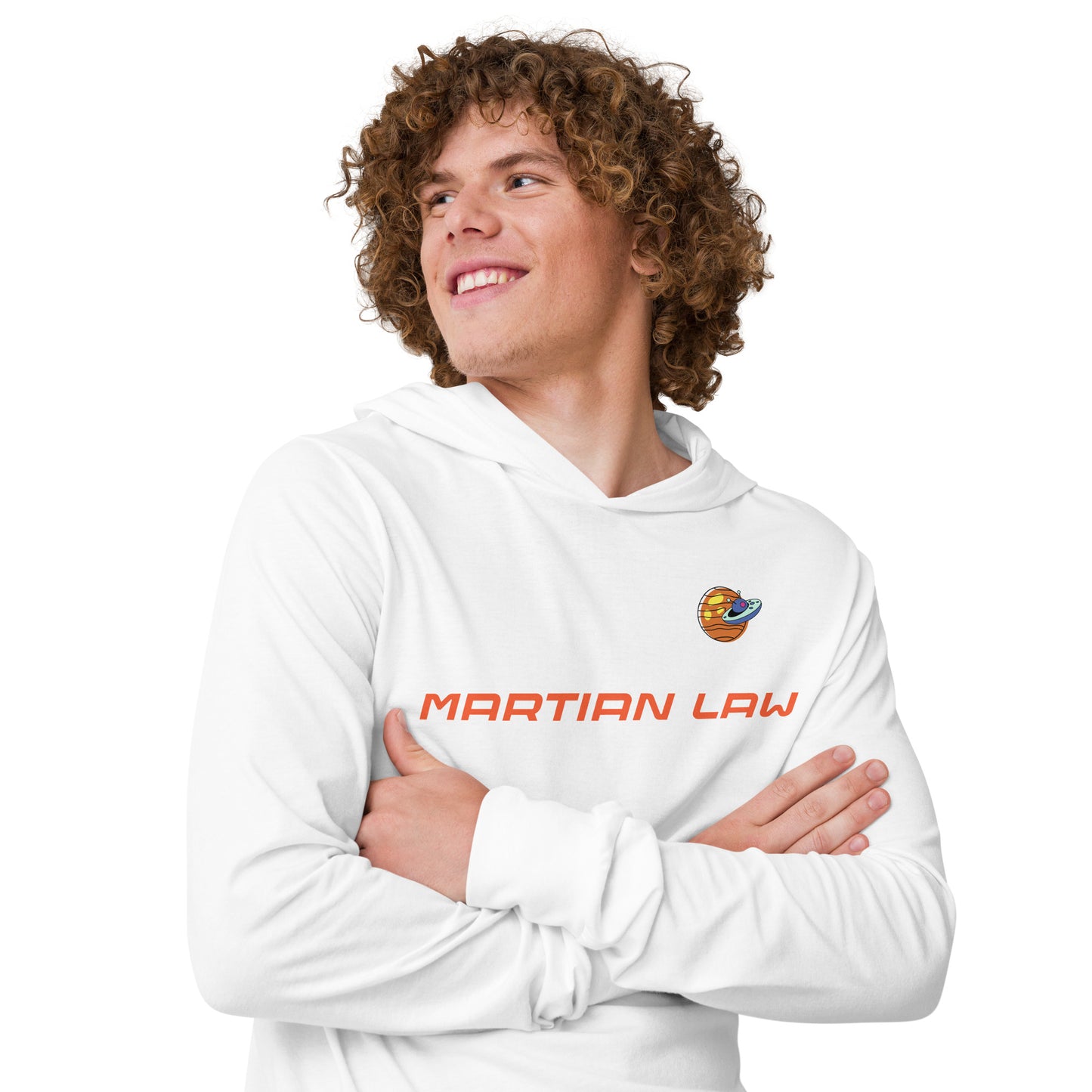 Martian Law - Hooded long-sleeve tee