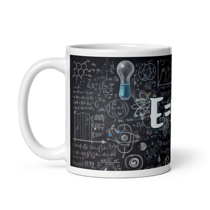 Mass Energy Equation White Glossy Mug